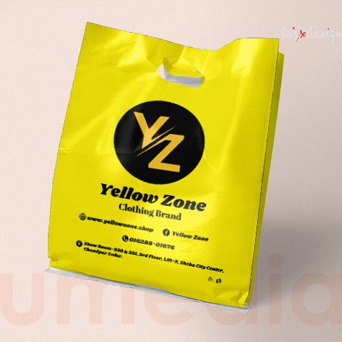 15"x20"+3" Reusable Custom D-Cut Folding Shopping Bag