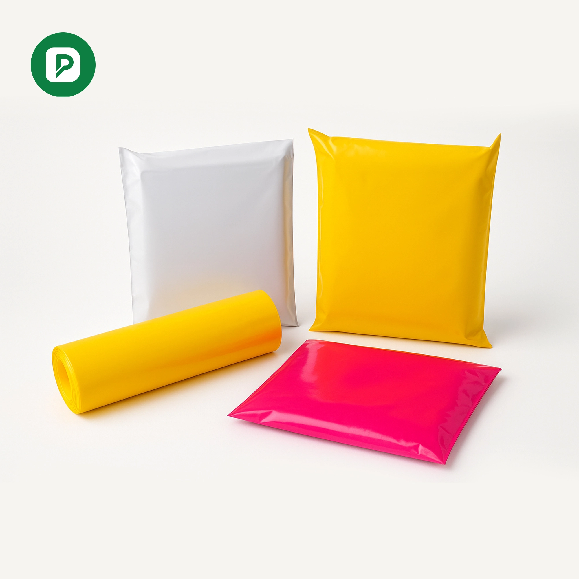 20"x26"+2" Courier Poly Bag (65 Micron)