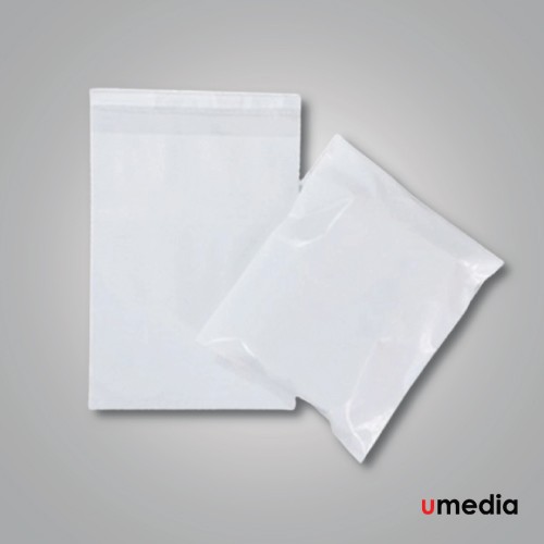 06"x06"+2" Premium White Security Courier Bag