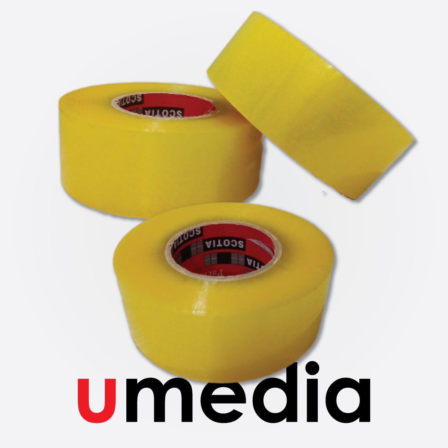 2.5 Inch & 40 Yard Yellowish Gum Tape