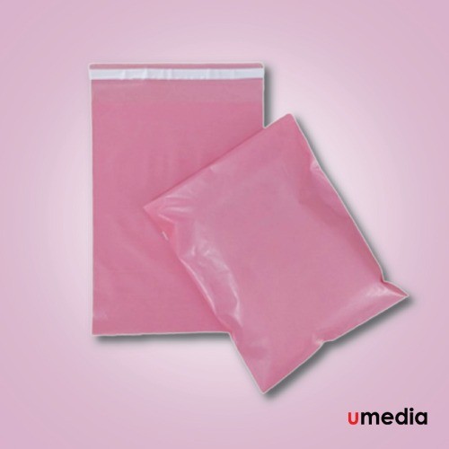 20"x26"+2" Premium Pink Security Courier Bag